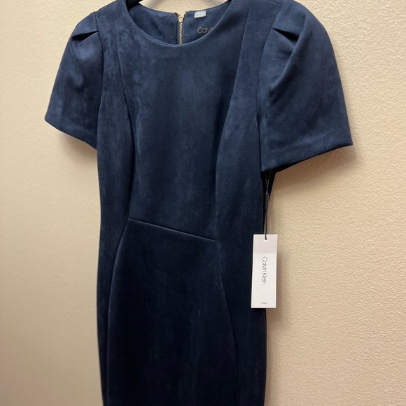 CALVIN KLEIN Dress, Velvet, Size 4 - Picture 6 of 7